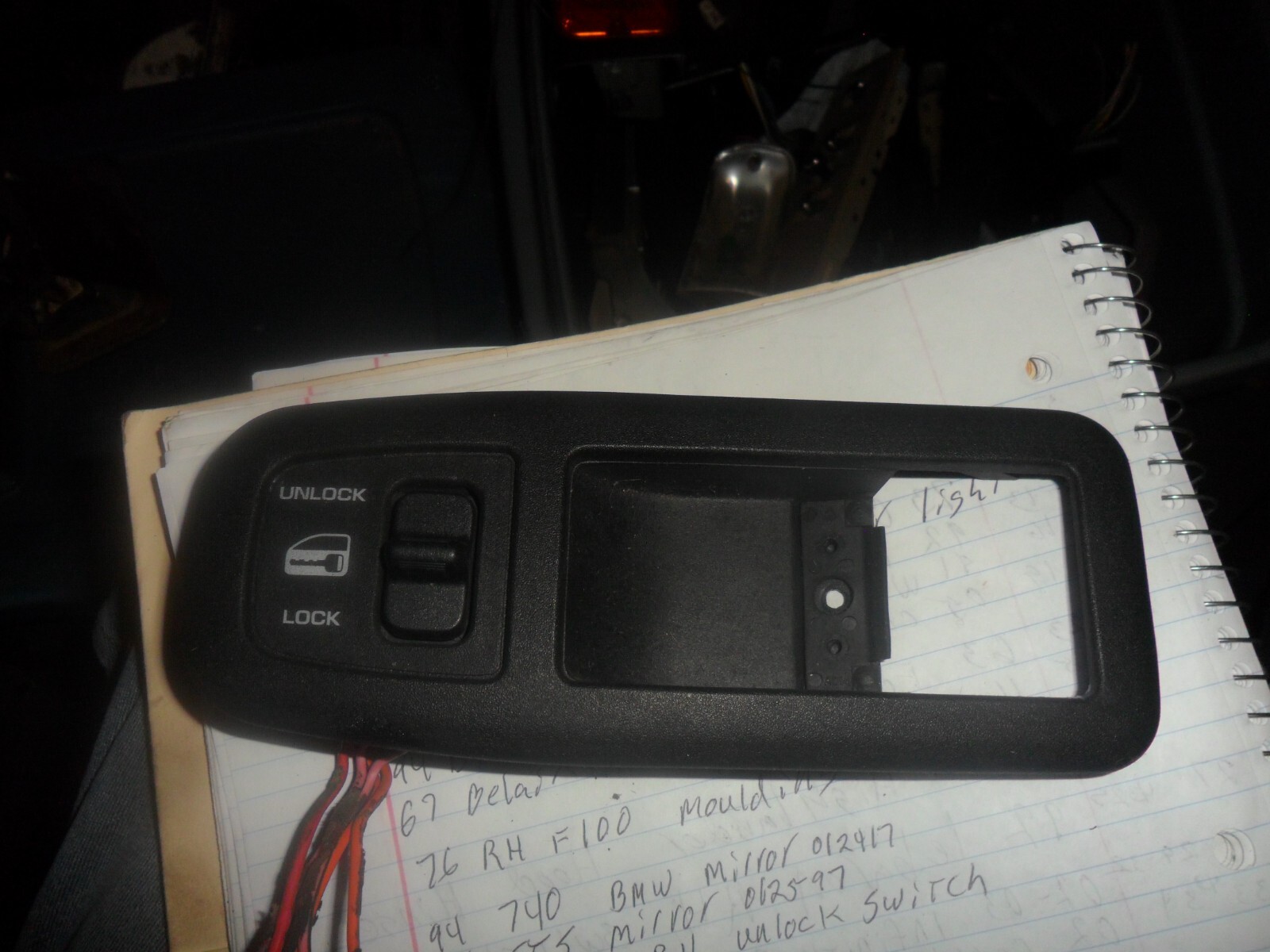 Porsche Hood Release Switch Genuine Porsche 996 613 105 10