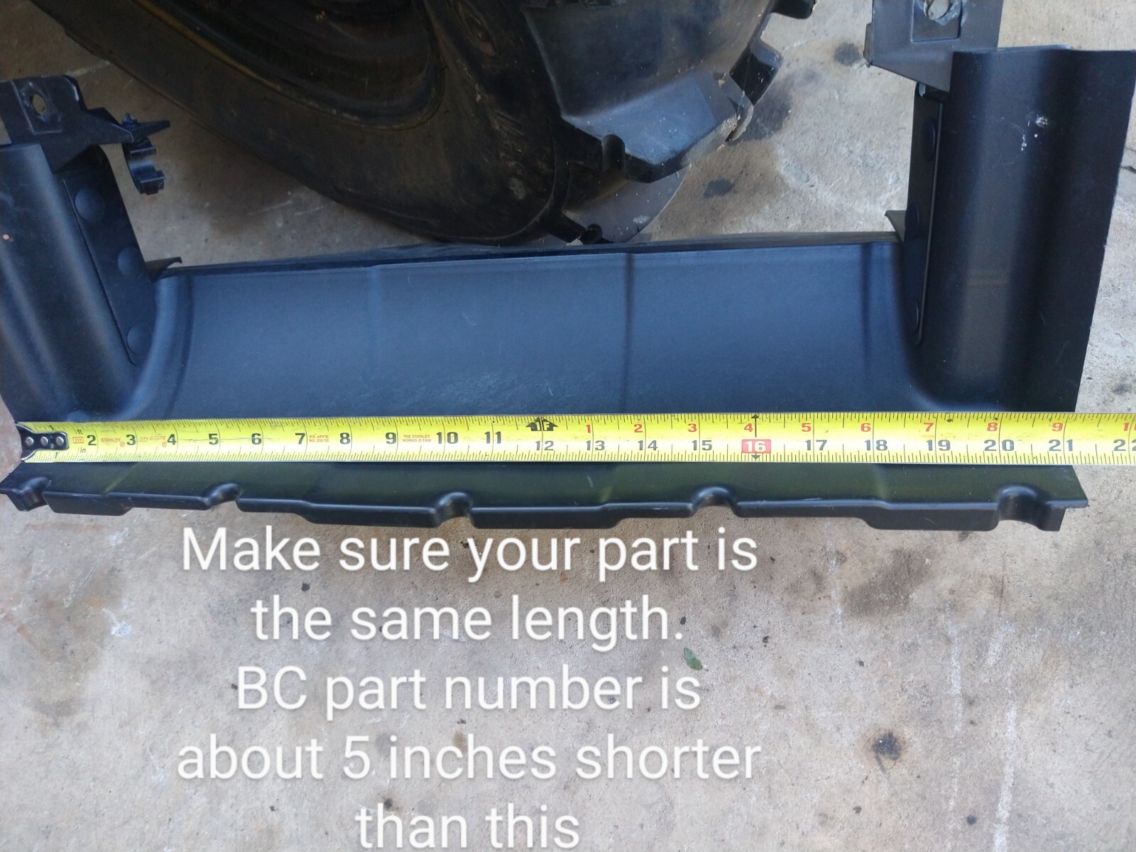 Used 20202022 Ford Super Duty Front Bumper Radiator Air Deflector