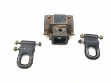 2003-2007 Hummer H2 Front Tow Hook & Trailer Hitch Set w/ Hardware (Black) OEM