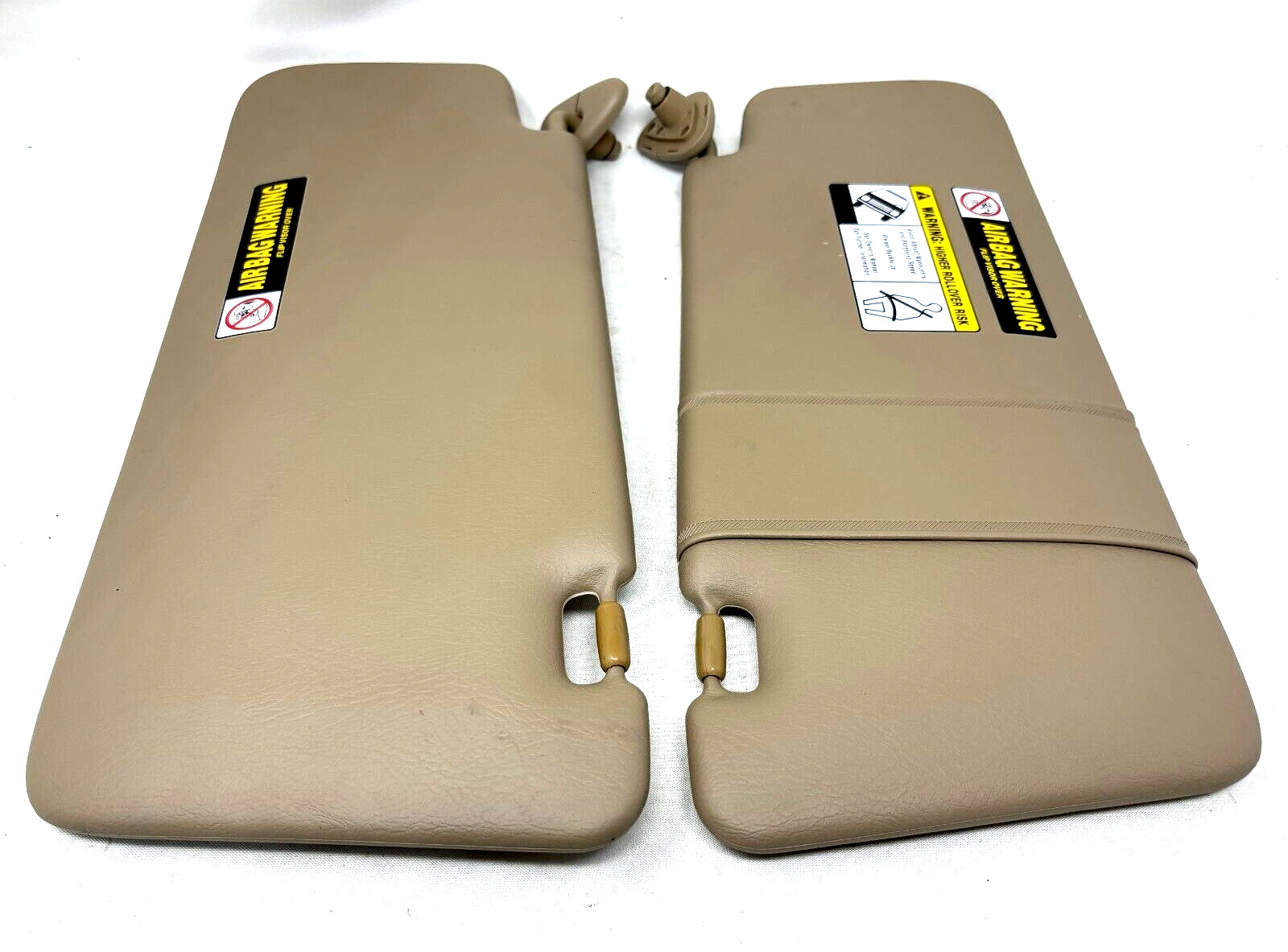 Used 20052006 Honda Crv Crv Sun Visors Sunvisors Pair Brown Tan Screw