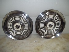 2)VINTAGE 1954 1955 OLDSMOBILE JETSTAR STARFIRE ROCKET HOLIDAY FASTBACK HUBCAPS*