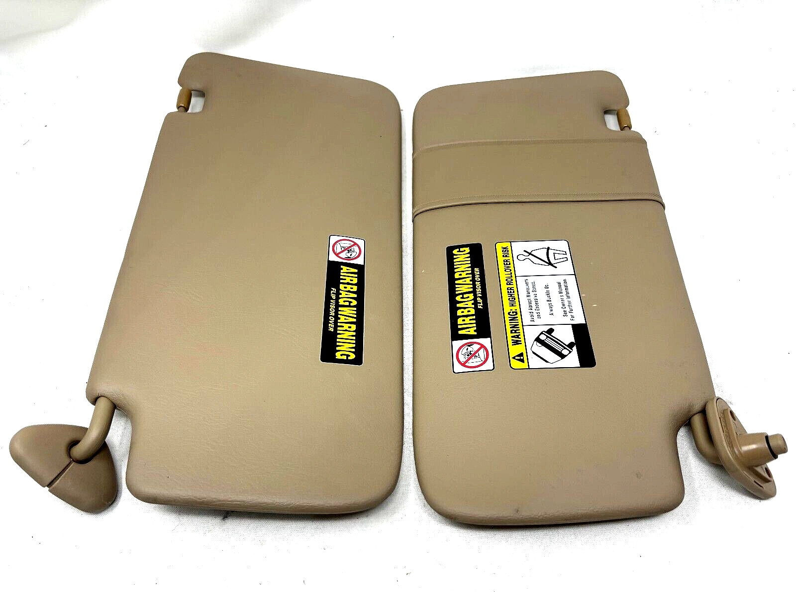 Used 20052006 Honda Crv Crv Sun Visors Sunvisors Pair Brown Tan Screw