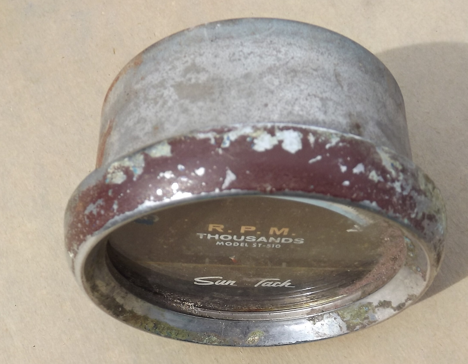 Used 1960s Vintage Sun Tachometer St-510 7000 Rpm Rat Hot Rod Parts for ...