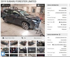 Radiator Fan Motor Fan Assembly Condenser Right Hand Fits 2019-2024 FORESTER 4303182