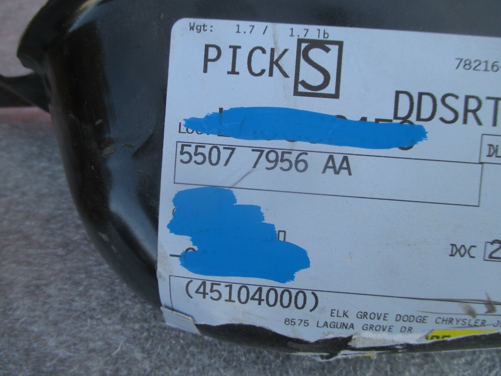 Used 20062008 Dodge Ram 1500 Front Bumper Upper Bracket Oem Rh Side