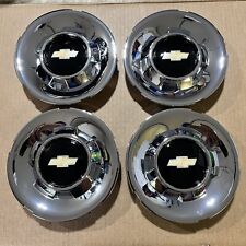 CHEVY SILVERADO TAHOE SUBURBAN AVALANCHE (4) Center Caps 2009-2014 9597347 CLEAN