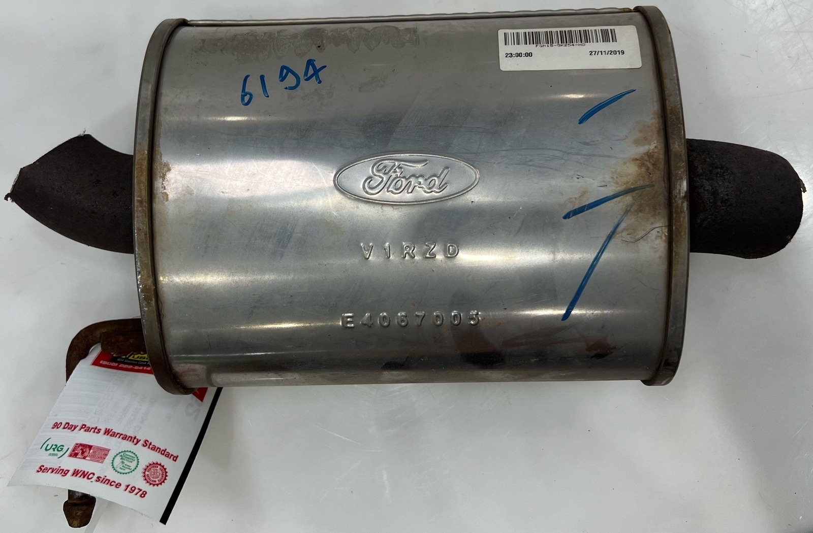 Used 2018 2022 Ford Ecosport Center Exhaust Muffler Oem Gn1z5230af