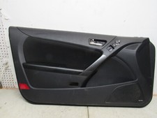 2010-2011 Genesis COUPE Left driver side door interior trim panel black card OEM
