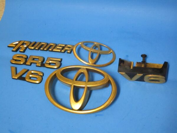 84-95 Toyota 4Runner SR5 Emblem Badge Logo Symbol Trunk Gate Hatch