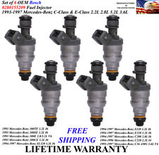 Lifetime Warranty OEM Bosch Fuel Injector Set of 6-0280156109