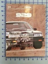 1992 Mazda 929 929S 38-page Original Car Sales Brochure Catalog 