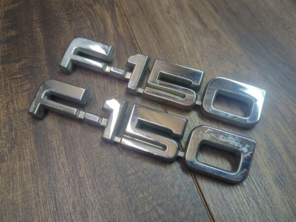 87 88 89 90 91 FORD F-150 CUSTOM SIDE EMBLEMS LOGO BADGES SYMBOL SIGN OEM  *NEW*