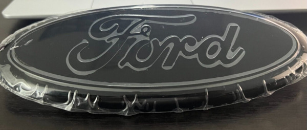 2004-2016 9 Inch Front Grille / Tailgate Ford Emblem Badge Oval Black 